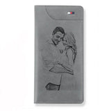 Load image into Gallery viewer, Women&#39;s Custom Engraved Photo Wallet Leather