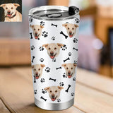 Load image into Gallery viewer, Custom Cat Photo Tumblers Cup Mug Personalized Travel Tumblers with Cat Dog Pictures