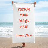 Load image into Gallery viewer, Personalized Beach Towel with Picture Custom Face Seamless Towel Funny Gift