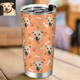 Load image into Gallery viewer, Custom Cat Photo Tumblers Cup Mug Personalized Travel Tumblers with Cat Dog Pictures