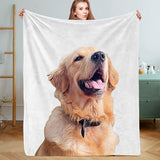 Load image into Gallery viewer, Customized Photo Blankets Personalized Cat Dog Photo Blankets Fleece Throw Blanket