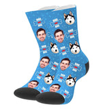 Load image into Gallery viewer, Personalised Socks Christmas