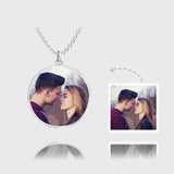 Load image into Gallery viewer, photo engraved necklace