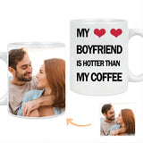 Load image into Gallery viewer, Custom Mug with Pictures on the Back Personalized Lover Photo Mug