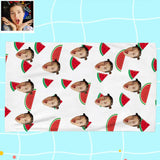 Load image into Gallery viewer, Custom Face Beach Towel Funny Gift