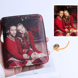 Load image into Gallery viewer, Personalized Photo Wallets Two side 3D Print Leather Short Money Clip