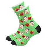 Load image into Gallery viewer, Custom Socks Face 