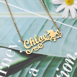 Load image into Gallery viewer, Double Plated Name Necklace 