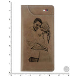 Load image into Gallery viewer, Women&#39;s Custom Engraved Photo Wallet Leather