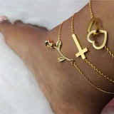 Load image into Gallery viewer, Gold Anklets For Women