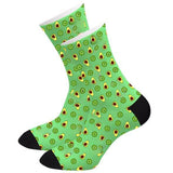 Load image into Gallery viewer, Custom Avocado Socks