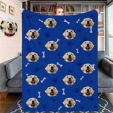 Load image into Gallery viewer, custom made blankets with pictures