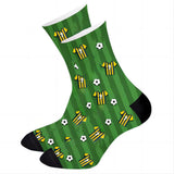 Load image into Gallery viewer, Custom Soccer Face Socks