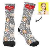 Load image into Gallery viewer, personalised socks christmas