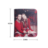 Load image into Gallery viewer, Personalized Photo Wallets Two side 3D Print Leather Short Money Clip