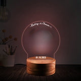 Load image into Gallery viewer, Personalized Couple Photo Name Date Night Light