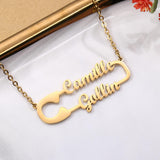 Load image into Gallery viewer, White Gold Name Necklace