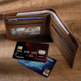 Load image into Gallery viewer, Mens Custom Leather Wallet