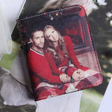 Load image into Gallery viewer, Personalized Photo Wallets Two side 3D Print Leather Short Money Clip