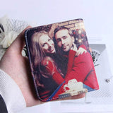 Load image into Gallery viewer, Personalized Photo Wallets Two side 3D Print Leather Short Money Clip