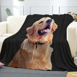 Load image into Gallery viewer, Customized Photo Blankets Personalized Cat Dog Photo Blankets Fleece Throw Blanket