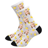 Load image into Gallery viewer, Custom Banana Face Socks