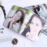 Load image into Gallery viewer, Personalized Photo Wallets Two side 3D Print Leather Short Money Clip