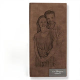 Load image into Gallery viewer, Mother&#39;s Day Gifts Long Custom Photo Wallet Grey